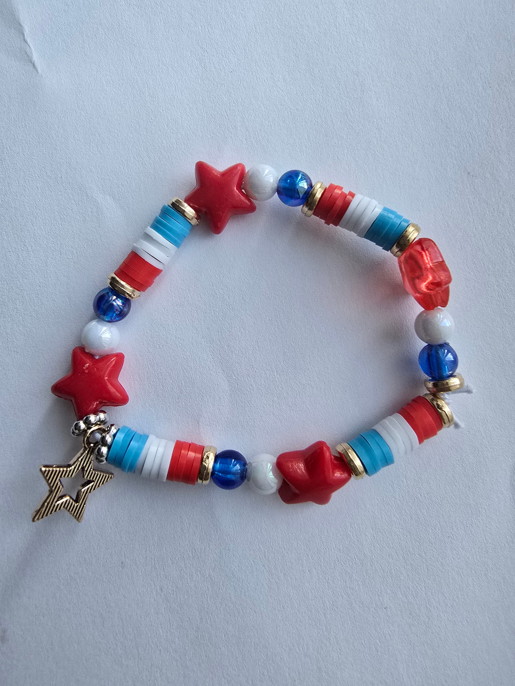 4th of july patriotic bracelet